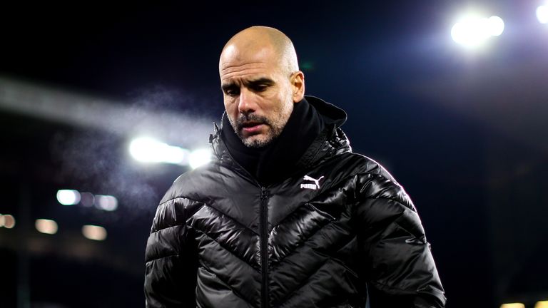 Pep Guardiola's Manchester City are currently 25 points behind leaders Liverpool