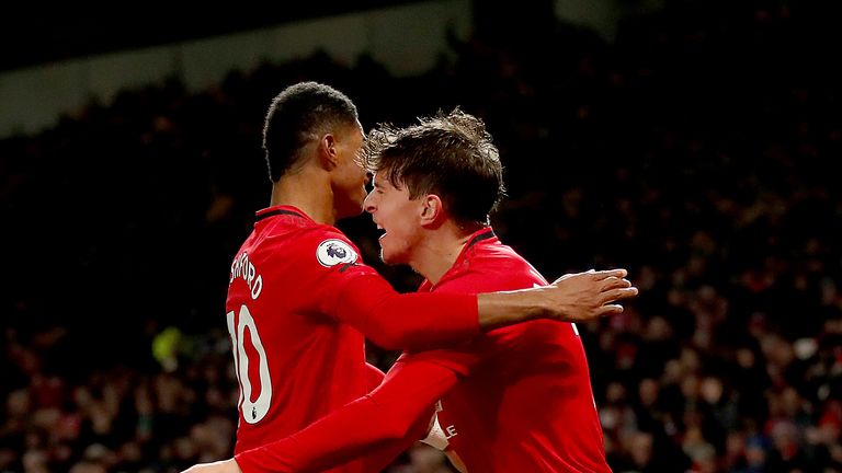 Victor Lindelof put Man Utd ahead with a header in the 64th minute