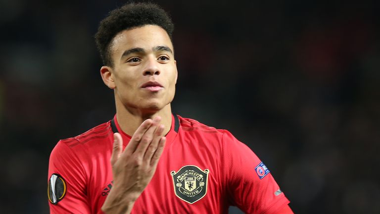 Mason Greenwood es el jugador más joven en anotar un paréntesis en una importante competencia europea para el Manchester United, de 18 años.