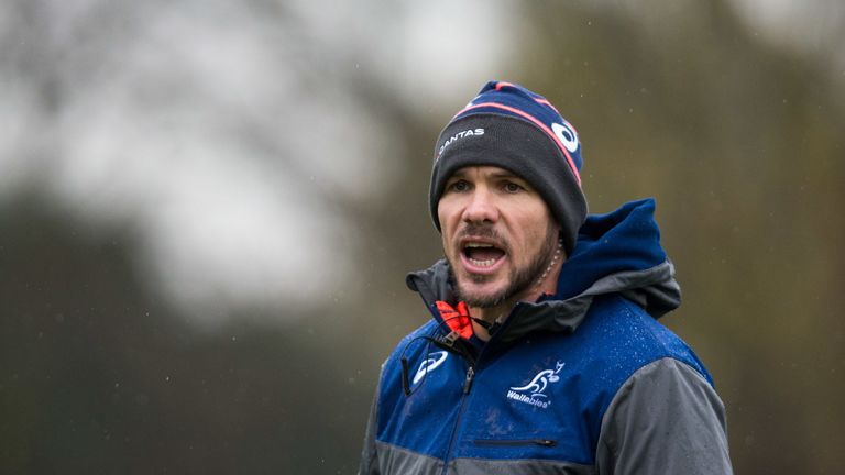 Nathan Grey worked under Michael Cheika as Australia's defence coach