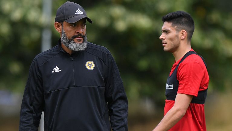 Nuno insists Wolves are 'delighted' with their star striker Jimenez