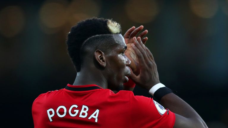 Paul Pogba regresó de una lesión por el Manchester United contra Watford