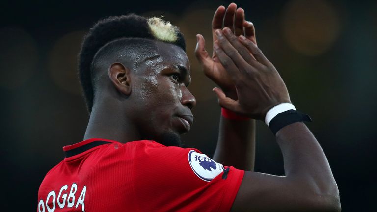 El actual contrato de Paul Pogba con el Manchester United se extiende hasta el verano de 2021, aunque el club tiene la opción de un año más.