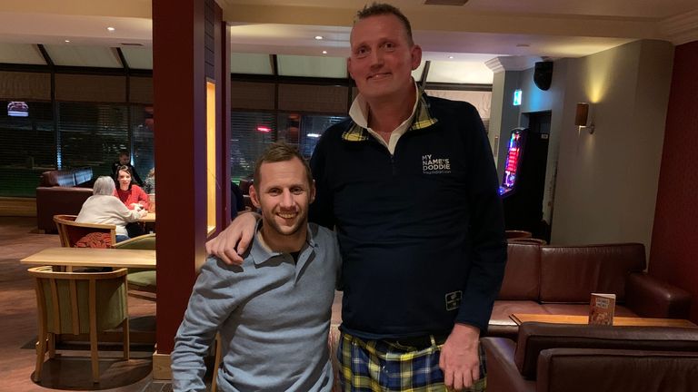 Rob Burrow and Weir met following the former's MND diagnosis