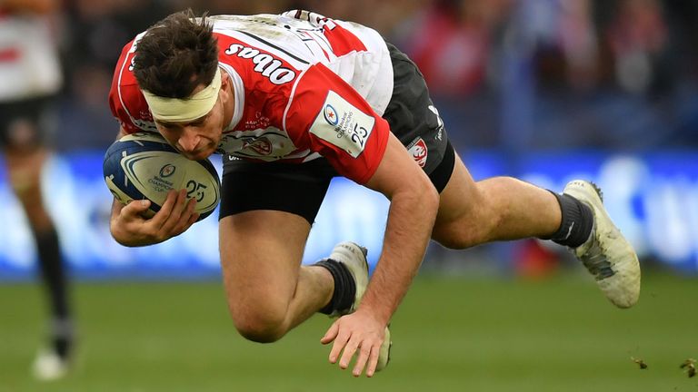 Mark Atkinson's second try clinched a bonus point for Gloucester