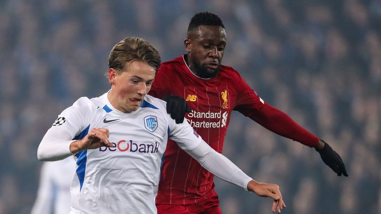 Sander Berge ha impresionado por Genk y jugó contra el Liverpool en la Liga de Campeones