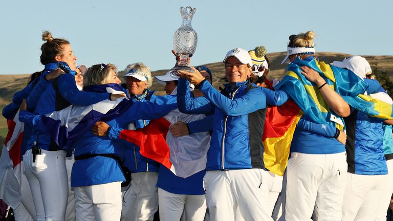 Europa reclamó una estrecha victoria 14.5-13.5 en la Copa Solheim 2019