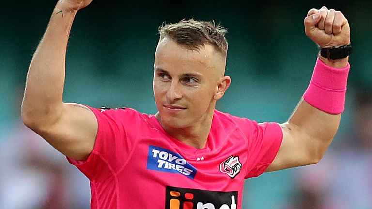 Tom Curran impresionó a los Sydney Sixers en una temporada en el Big Bash durante el invierno