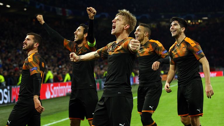 Champions League Round Up Valencia Stun Ajax Football News