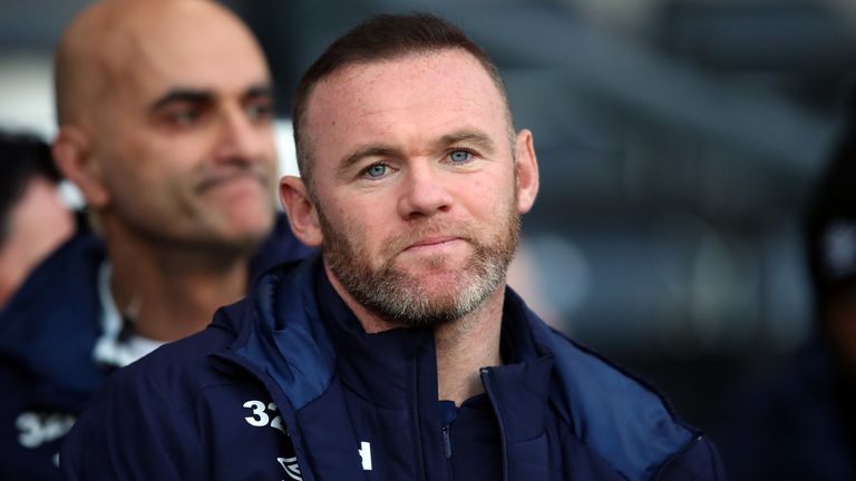 Wayne Rooney watched on as Derby lost 1-0 to Millwall on Saturday
