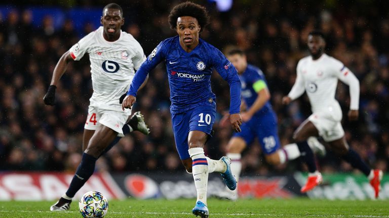 Willian volvió a impresionar al Chelsea contra el Lille