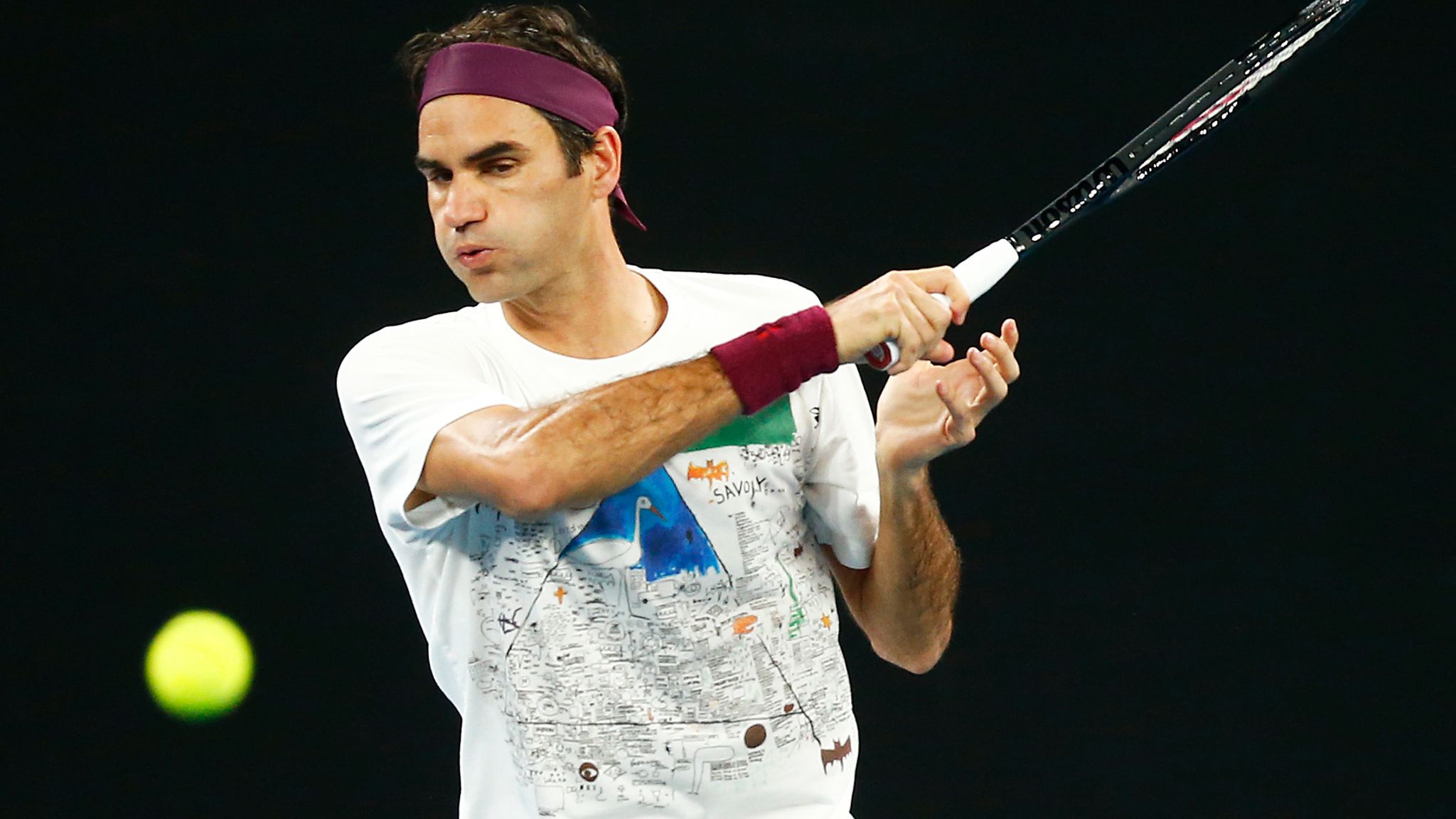 Novak Djokovic And Roger Federer Drawn In Same Half At Australian Open Tennis News Sky Sports