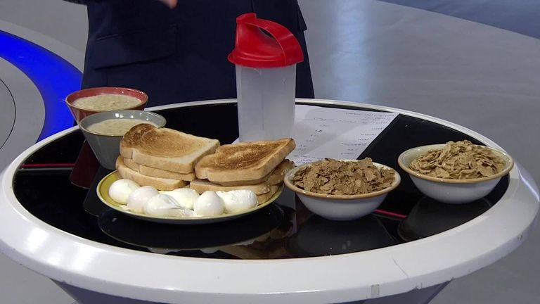 Could you eat 8,000 calories a day in the hunt for Olympic gold? Sky Sports News digests what the Great Britain rowing team consume...