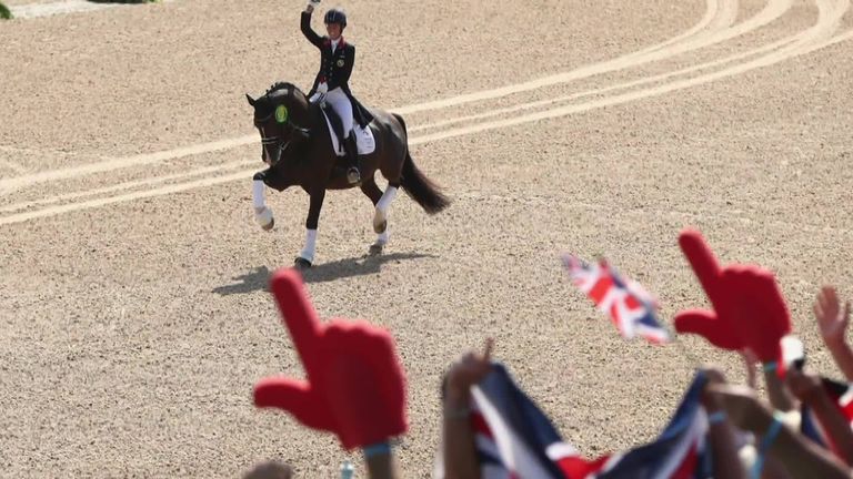 British dressage rider Charlotte Dujardin speaks about how her success at the London 2012 Olympics made her become the 'Girl on the Dancing Horse'
