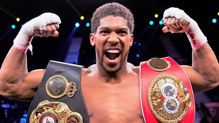 Anthony Joshua quiere una pelea indiscutible por el título mundial en 2020