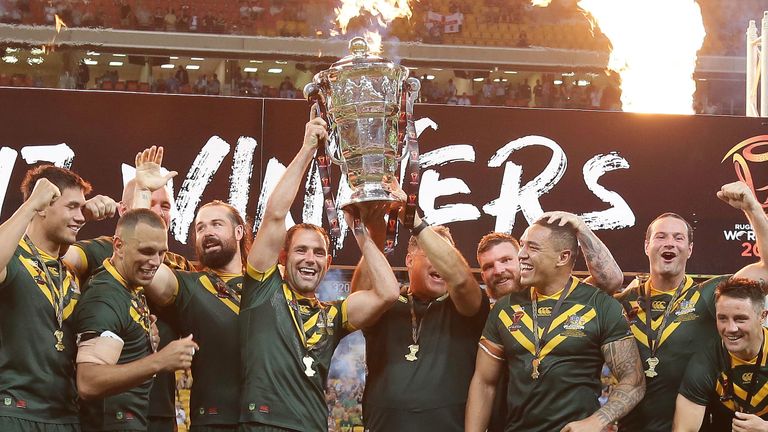 Australia are the holders of the Rugby League World Cup after triumphing on home soil in 2017