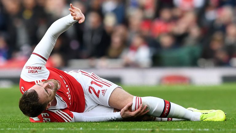 Calum Chambers will not play again this season
