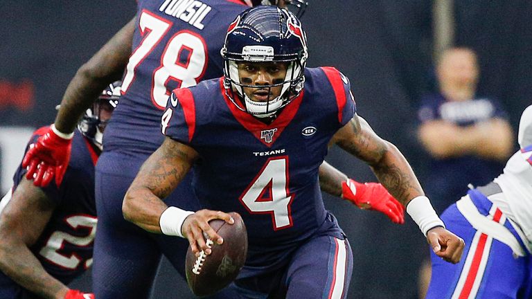 Deshaun Watson finished the regular season 333 of 495 passing for 3,852 yards and 26 touchdowns, along with 413 rushing yards and seven touchdowns