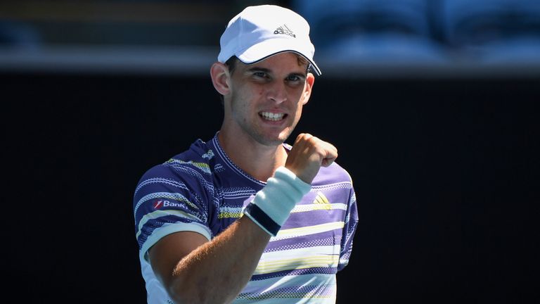 Dominic Thiem eased to victory over Adrian Mannarino