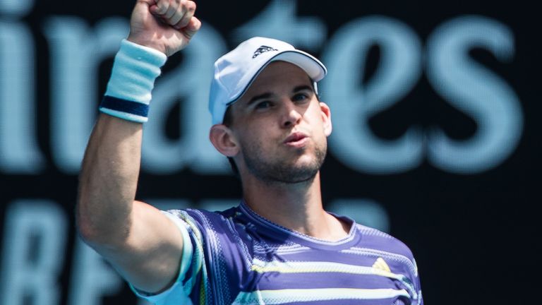 Dominic Thiem crushed Gael Monfils to breeze into the last eight