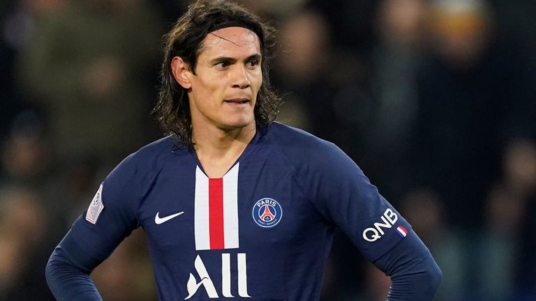 Edinson Cavani attracted interest from a number of clubs during the January transfer window