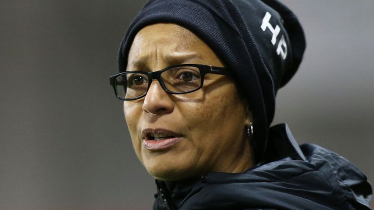 Brighton manager Hope Powell doesn't want to see a WSL side relegated without the season being completed