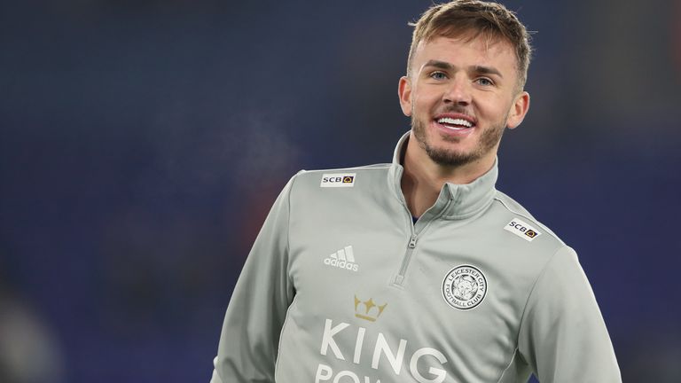 El mediocampista de Leicester James Maddison dice que está 'muy, muy feliz' en el club