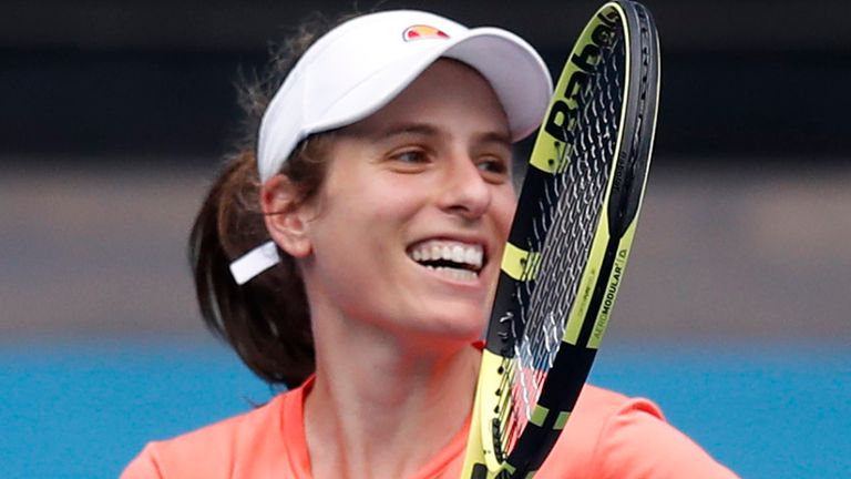 Johanna Konta estaba orgullosa de haber jugado el ex mundo número 1