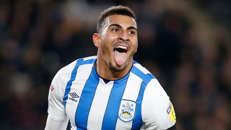 Karlan Grant has scored 16 times so far for Huddersfield this season