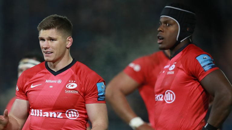 El dúo sarracenos Owen Farrell y Maro Itoje ayudaron a Inglaterra a la final de la Copa del Mundo