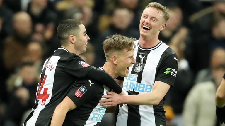 Newcastle proved too good for Rochdale in the FA Cup third-round replay