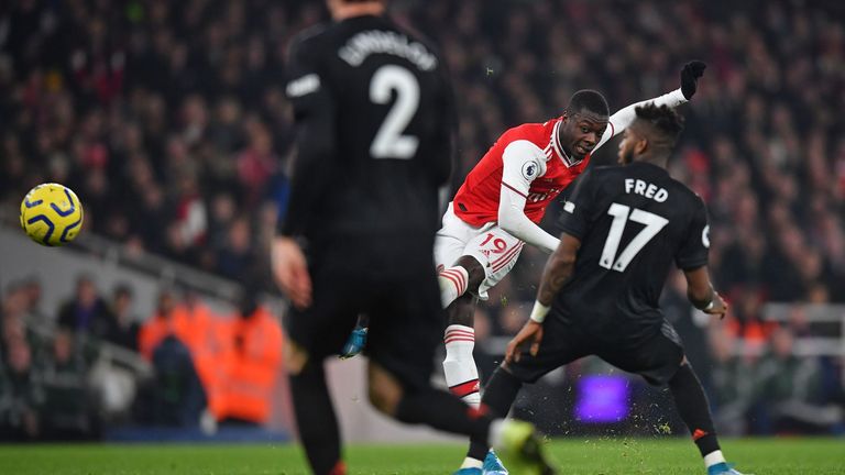 Nicolas Pepe marcó el primer gol del Arsenal