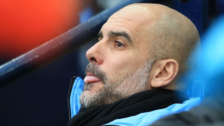 Pep Guardiola insists he is fully focused on the football and won't be leaving Manchester City