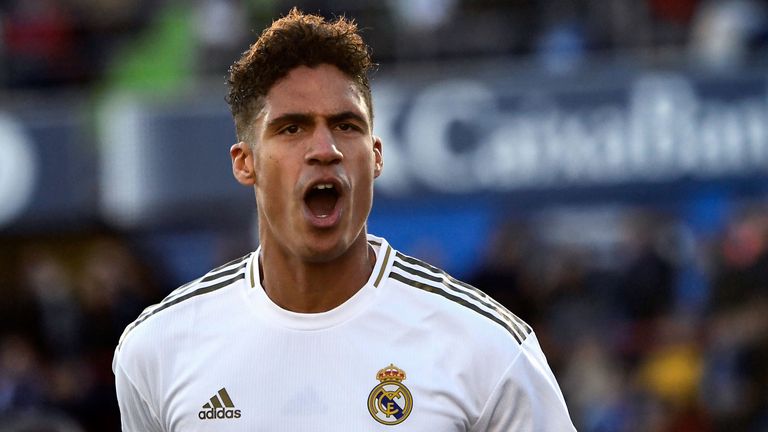 Raphael Varane estaba en el blanco para el Real Madrid en una victoria por 3-0 en Getafe