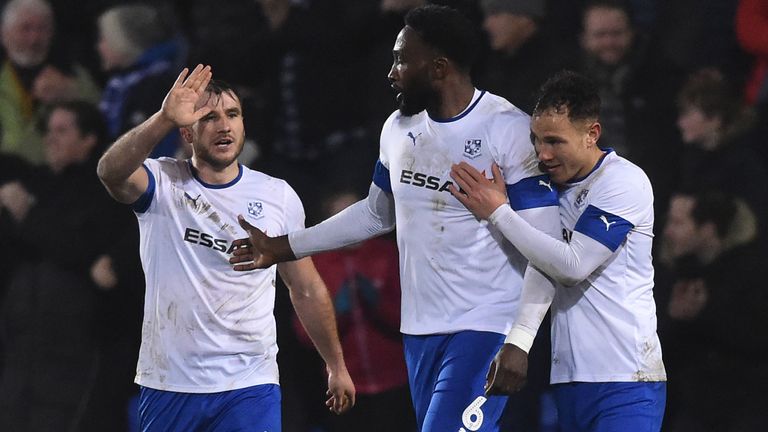 Tranmere knocked out Premier League side Watford in the previous round