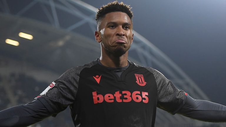 Tyrese Campbell has scored four goals in 17 league appearances for Stoke so far this season