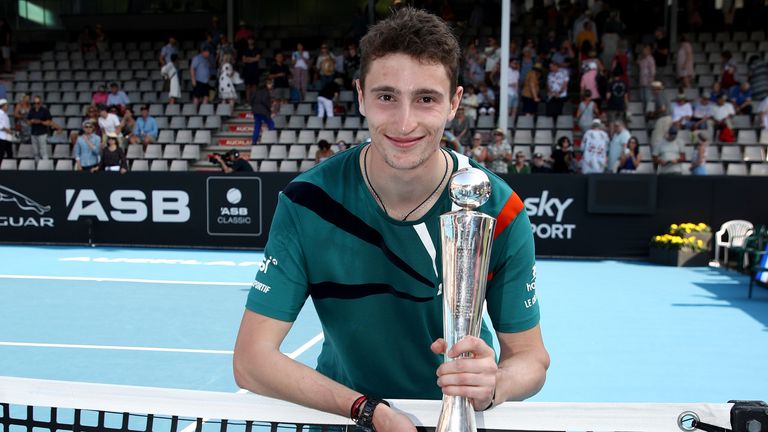 Ugo Humbert will face John Millman in the first round at the Australian Open
