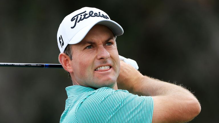 Webb Simpson is five behind after a pair of 66s