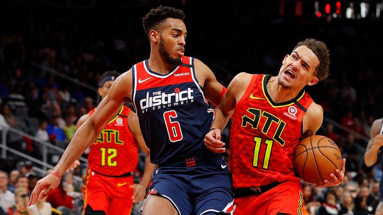Highlights of the Washington Wizards' trip to the Atlanta Hawks