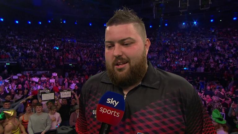 Smith says his nine-dart finish was a present for his Dad for all the support he has given him