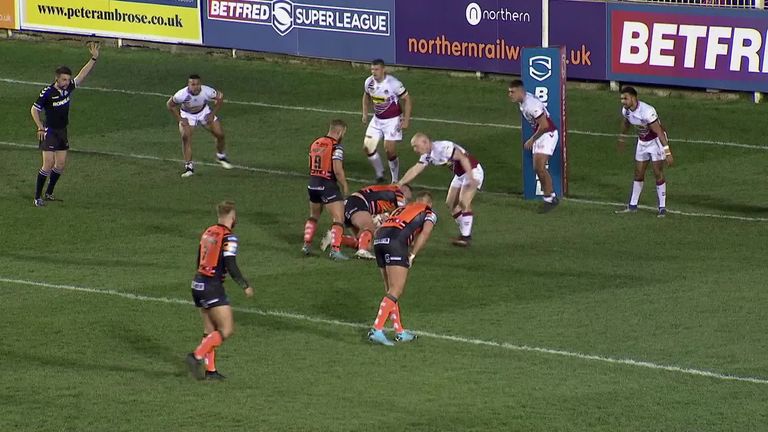 Watch highlights of Castleford's Super League win over Wigan