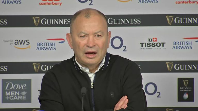 Eddie Jones says the half-time score in England's game against Ireland was like a cricket game and his team were so far ahead they could have declared.