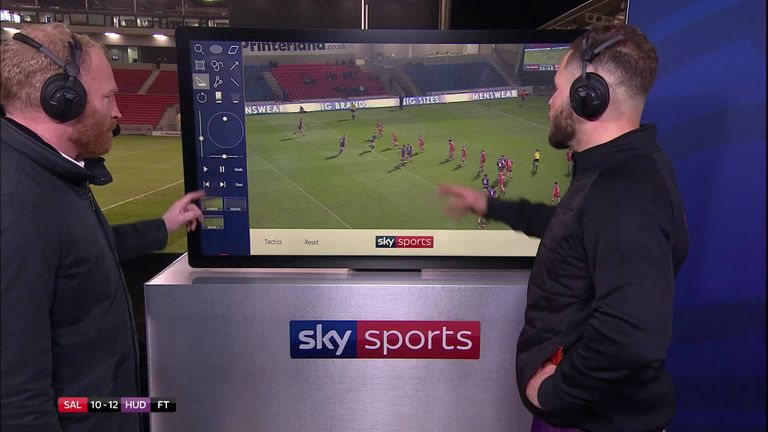 Man of the match Aidan Sezer joined Jon Wells to discuss Huddersfield's 12-10 win over Salford
