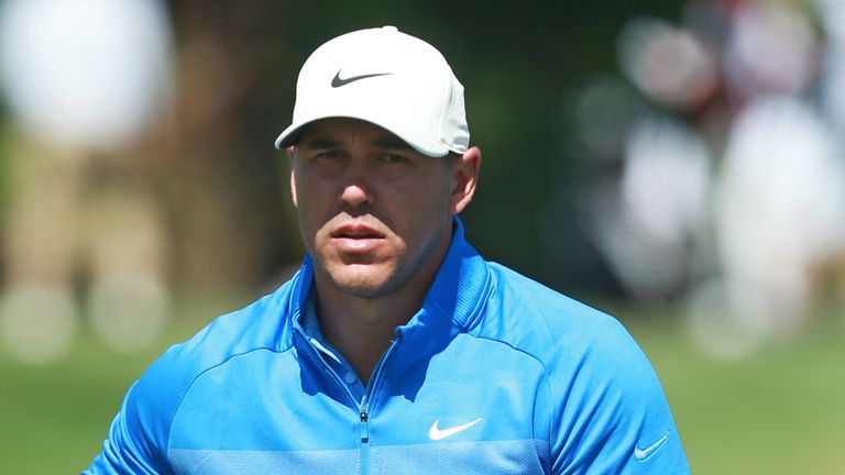 Brooks Koepka struggled to a four-over 74 after a series of mistakes