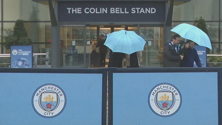 El domingo pasado una tormenta golpeó el estadio Etihad