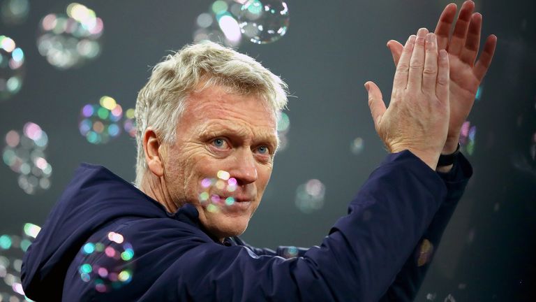 David Moyes fue contratado como gerente del West Ham en diciembre después de que el club despidió a Manuel Pellegrini