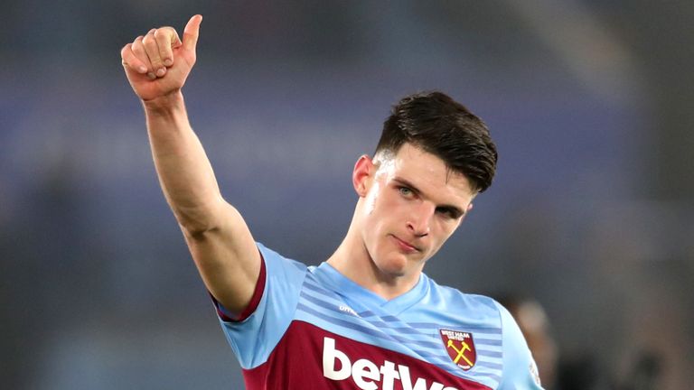 El mediocampista del West Ham Declan Rice está en Soccer AM este fin de semana