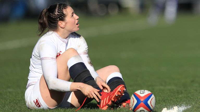 England's Emily Scarratt discusses the possibility of the coronavirus denying the Red Roses a Six Nations Grand Slam as they prepare to face Italy on March 15
