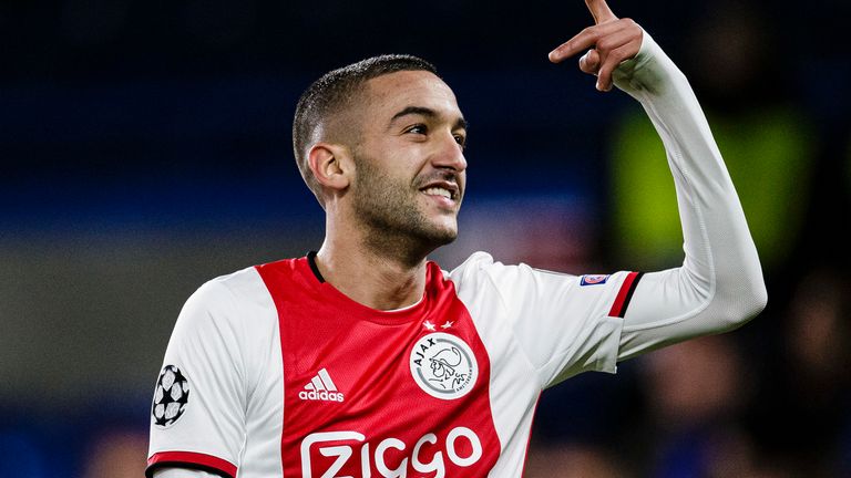 Hakim Ziyech will move to Chelsea from Ajax on June 1