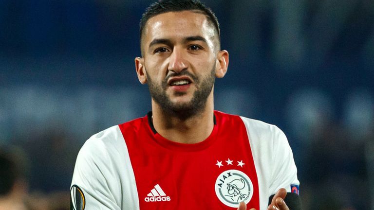 Hakim Ziyech se mudará a Chelsea desde Ajax en el verano